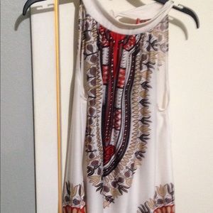 High neck halter mini